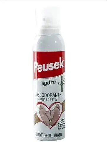 Peusek Hydro, Loción Desodorante para Pies, Spray 150 ml  