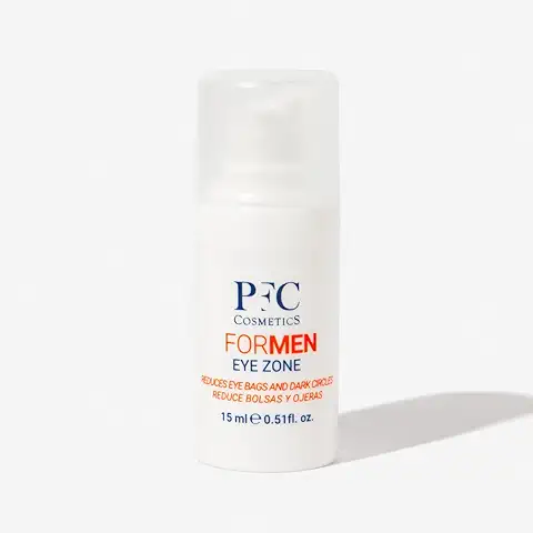 PFC Cosmetic Men - Crema Antiarrugas de Hombre para el Contorno de los Ojos con Efecto Reafirmante | Antiarrugas, Hidratante y Rejuvenecedor para Hombre - Disminuye Bolsas y Ojeras - 15ml  