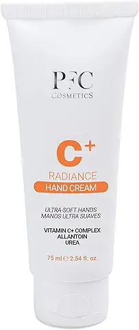 PFC Cosmetics - Crema de Manos Ultra Hidratante y Reparadora que Previene las Manchas y Aporta Luminosidad - Vitaminas C+ Complex con Protección Solar - Rápida Absorción - Todo Tipo de Pieles - 75 ml  