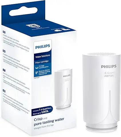 Philips Water AWP305/10 X-Guard On Tap Filtro de agua Cartridge, Color Chlorine, 1 Unidad (Paquete de 1)  