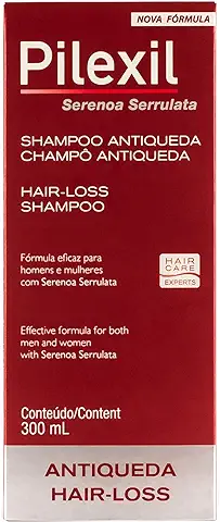 PILEXIL ANTICAIDA - Champú Anticaída 300 ml, Tratamiento de Uso Frecuente, Frena la Pérdida del Cabello, Normaliza su Ciclo, Gran Eficacia, para Hombres y Mujeres