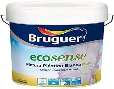 PINTURA PLÁSTICA ECOLOGICO ECOSENSE BLANCO LUMINOSO 4 L  