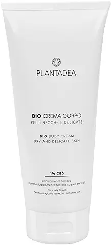 PlantaDea Crema Corporal Hidratante piel seca y Delicada 200 ml – Crema Corporal Natural para piel muy seca Ingredientes 100% Naturales – Crema Corporal Orgánica para Pieles Sensibles – Crema  