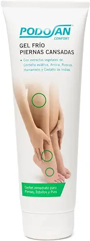 PODOSAN Gel Frío Piernas Cansadas, Restablece el Confort y el Bienestar de Piernas, Tobillos y Pies, Gel 250 ml  