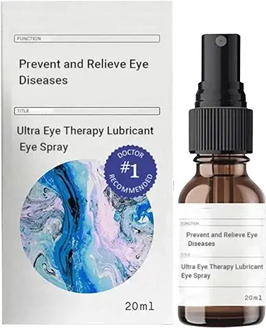 Povanjer Spray Ocular para ojos Secos | Spray Hidratante Natural para los ojos - Niebla Ocular Liberación Prolongada para Hombres y Mujeres, 0,7 oz  