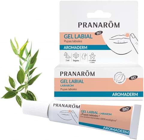 Pranarôm Gel Labial Labiarom Pupas Labiales gel Calmante con Aceites Esenciales 5 ml  