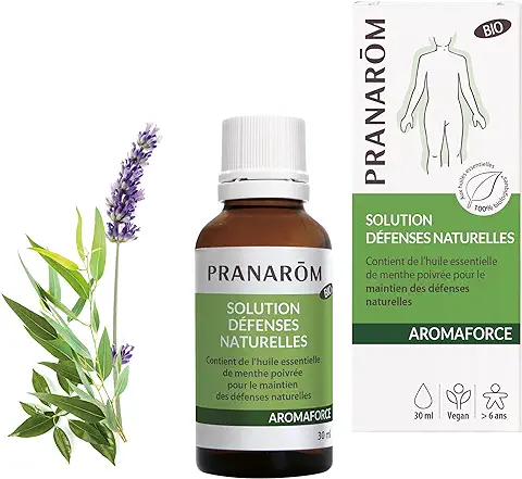 Prinarom – Aromaforce – Solución de defensas naturales – Sinergia aceites esenciales 100% orgánicos – Mantiene la inmunidad – 30 ml