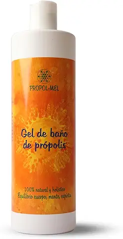 Propol-mel - Gel de Ducha de Própolis Natural | 500ml | Hidratante y Regenerador | Cuidado Corporal e Íntimo | Ingredientes Ecológicos | Revitalizante  