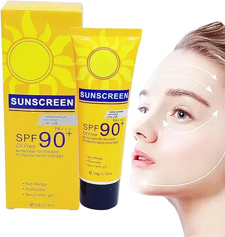Protector Solar,Protector Solar Facial SPF 90 - Protector Solar Facial Mineral, Protección UV Duradera para Deportes y Actividades al aire Libre Kerali  