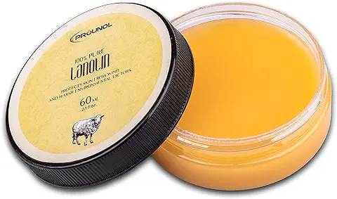 PROUNOL Lanolin Pure (Lanolina Anhidra) 60ml - 100% Natural Crema para manos y pies