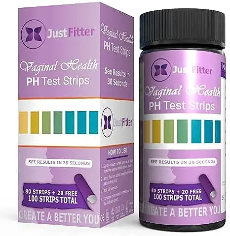 Prueba de pH Vaginal. Tiras de Equilibrio de pH para Mujeres. Una Prueba de Producto de pH Vaginal Ayuda a Prevenir la Vaginosis Bacteriana BV y a Mantener el Equilibrio del pH de la Mujer.  