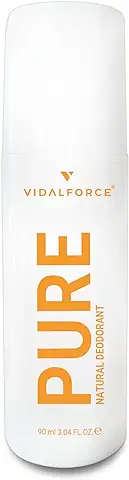 PURE Desodorante Mujer Sin Aluminio I Fragancia Sofisticada I XXL 90ml Desodorante Natural Sin Quimicos en Roll-on 100% Natural y 71% BIO con 100/100 en Yuka I Desodorante Sin Aluminio Ni Parabenos  