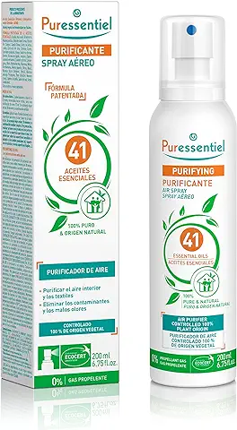 Puressentiel - Purificante - Spray Aereo Purificante con 41 Aceites Esenciales - 100% Puros y Naturales - Repire un aire Purificado - 200ml  