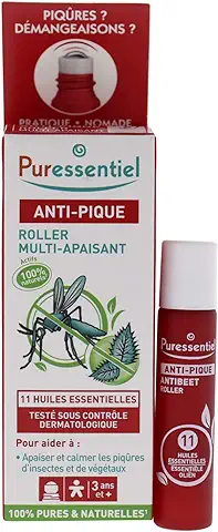 Puressentiel Roller Calmante Anti-pic Con 11 Ae Ml. 21 G, One Size, Vanilla, 5 Mililitro  