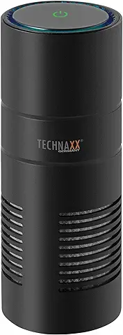 Purificador de Aire USB Technaxx con Filtro Combinado HEPA - Luz UV y Difusor de Aromaterapia, Limpiador de Aire para Alérgicos y Fumadores, Color Negro - Ionizador de Aire TX-131+ Purificador de Aire USB Technaxx con Filtro Combinado HEPA - Luz UV y Difusor de Aromaterapia, Limpiador de Aire para Alérgicos y Fumadores, Color Negro - Ionizador de Aire TX-131+