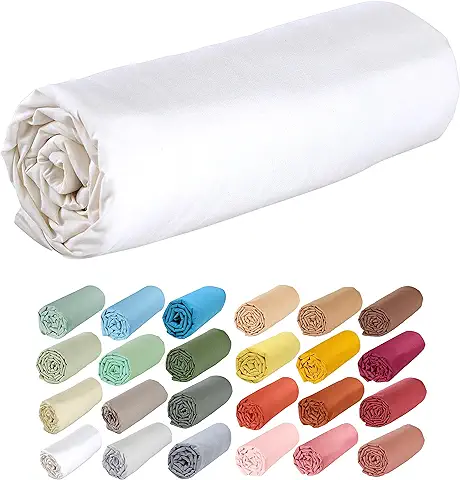 P'tit Basile - Sábana Bajera para Minicuna de Colchón del Bebé 50x80 cm Cododo Cosleeping - 100% Algodón Orgánico - sin Productos Peligrosos  