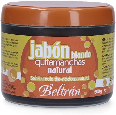 QUITAMANCHAS BELTRAN JABÓN PASTA NATURAL 500g BELTRAN  
