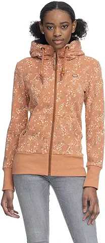 Ragwear Neska - Sudadera con Cremallera para Mujer, 100% Vegana  
