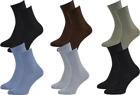 Rainbow Socks - Hombre Mujer Calcetines Colores de Bambu  