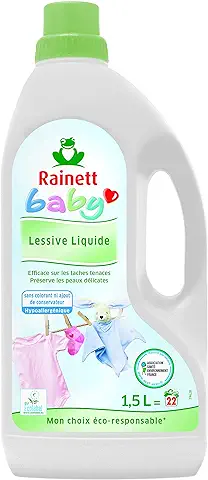 Rainett - Detergente para Bebé, 1,5 L, sin Perfume  