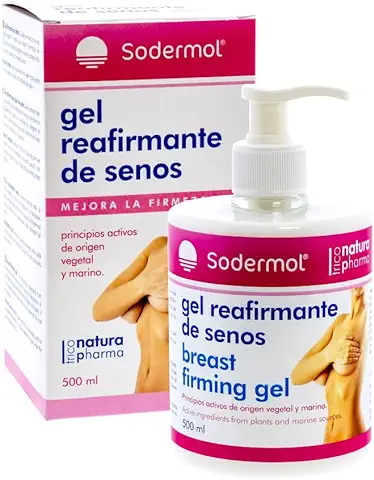 Reafirmante de Senos para Mujer Natural de Origen Marino Crema para el Aumento de Elasticidad y Firmeza del Pecho/Previene el Pecho Caido y las Aparición de Estrias  