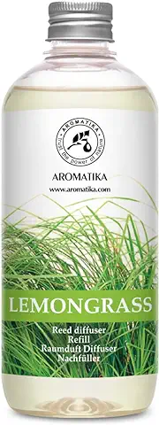 Recarga de Difusor de Limoncillo 500ml - Aceite Puro & Natural Limoncillo - Fragancias de Ambiente Intensas y Duraderas - Mejor para de Ambiente - Difusor  