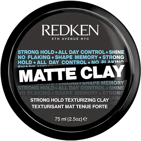 REDKEN Arcilla Mate, Arcilla de Peinado para una Fijación Flexible de la Cabeza de Cama, para Hombres y Mujeres, Fórmula Segura para el Color con Filtros UV, 50 ml  