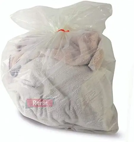 Remi Hogar 25 Bolsas Hidrosolubles para Lavadora | 100% Soluble y Biodegradable | Sin Residuos en la Ropa | Se Disuelven por Completo | Temperatura Mínima de Lavado 20°  