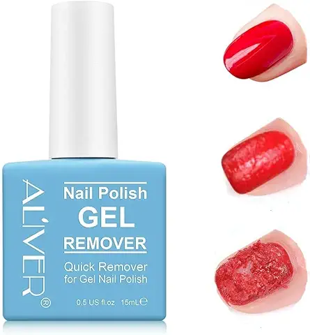 Removedor de Esmalte de Uñas, Gel Profesional Fácil y Rápidamente Quitaesmalte de Uñas Naturales de Gel sin Dañar las Uñas y sin Necesidad de Papel de Aluminio, Remojo o Envoltura  