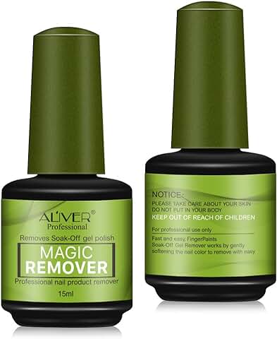 Removedor De Esmalte De Uñas Magic Gel Para Quitar El Esmalte De Uñas - 2 Pack  