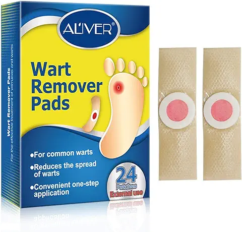 Removedor de Verrugas 24PCS Wart Remover Eliminar Verrugas, Eliminar Durezas Y Callos, Tratamiento de Verrugas  