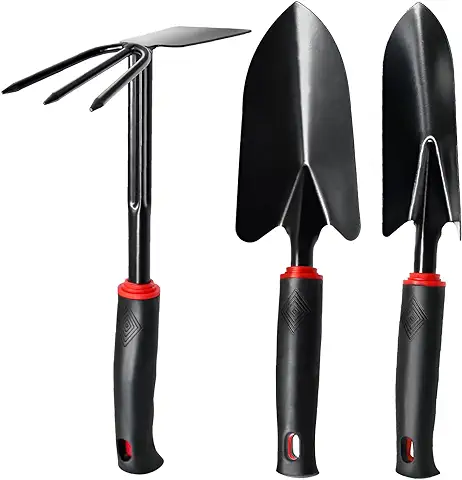 RICHDMI 3 Piezas Herramientas de Jardinería, Mini Juegos de Herramientas Para Jardinería, Kit Bonsai, de Acero Inoxidable para Trasplante y Mantenimiento de Jardín Herramientas de Jardinería  