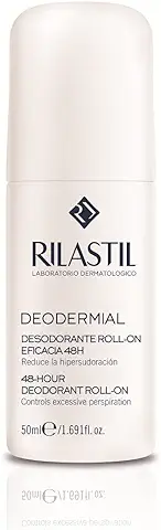 Rilastil Deodermial - Desodorante Roll-On que Reduce la Hipersudoración - Eficacia 48 Horas - 50 ml  