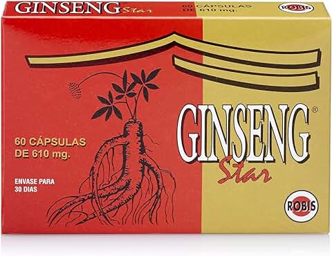 Robis Ginseng Star Complemento Alimenticio Natural - 60 Cápsulas  