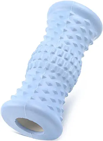 Rodillo Masaje Pies, Masajeador de Rodillos, Azul, Masajeador Fascitis Plantar, para Aliviar Dolor Músculo, Cervical, Muñecas y Etc, Rodillo para Masaje para Espalda, Nalgas, Hombro, Brazos  