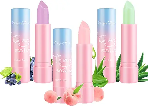RoseFlower Bálsamo Labial, Reparador Labial Bálsamo, Bálsamo Protector Solar de Labios, Bálsamo Hidratante para Unos Labios Bonitos, Suaves y Jugosos  