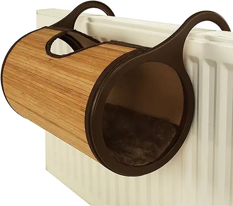 Rosewood, Cama de Gato para Colocar en Radiador, Fabricada de Bambú  