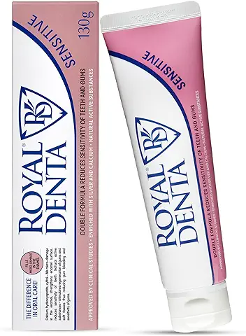 Royal Denta Sensible, Pasta de Dientes 130gr., sin Fluoruro  