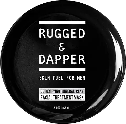 RUGGED & DAPPER Mascarilla Facial de Arcilla para Hombre 5 OZ  