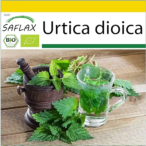 SAFLAX - Ecológico - Ortiga - 2000 Semillas - Urtica Dioica  