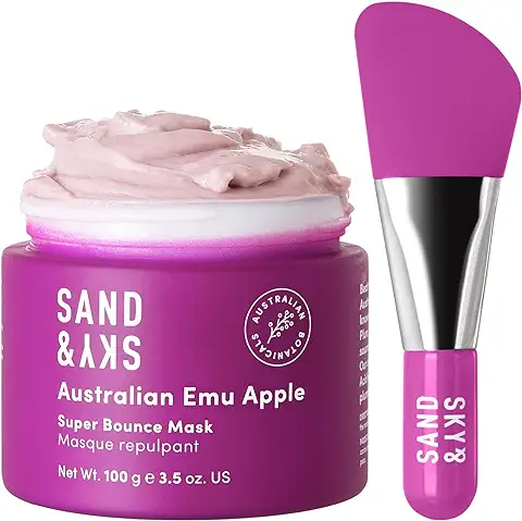 Sand & Sky Super Bounce Mask - Mascarilla Facial Hidratante Humectante - Manzana emú Australiana  