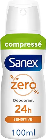 SANEX - Desodorante en Spray cero (0%) Pieles Sensibles - Desodorante para Hombre y Mujer - Eficacia 24 h - Sin Alcohol, sin Colorantes - Formato Completo de 100 ml  