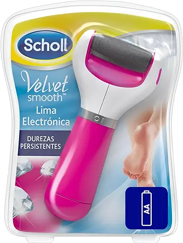 Scholl Lima Electrónica para Durezas de los pies | Suavidad sin Esfuerzo | Resultados Visibles | Mango Ergonómico| Recambios Diamantes  