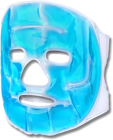 Schramm® Máscara Refrigerante Máscara Facial Azul Máscara Refrigerante de Ojos Máscara de Gel Máscara  