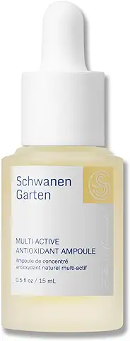 Schwanen Garten Ampolla Antioxidante Multiactiva 0,5 fl oz / 15 ml - Refuerzo Antioxidante, Ingredientes Orgánicos y Cosechados Personalmente, Vegano, sin Género, Cuidado de la piel Coreano  