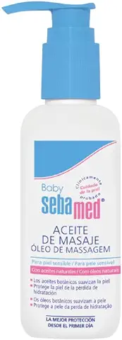 Sebamed - Aceite Masaje Bebe Natural | Nutre y Calma la Piel del Bebé -Dermatológicamente Testado - Formato de 150 ml  
