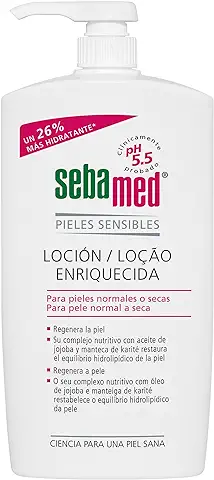 Sebamed Loción Enriquecida 1L - Crema Hidratante Corporal Enriquecida para Pieles Secas Sensibles, Indicada para uso Diario  