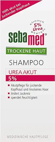 SEBAMED Urea Akut 5% Champú para Pieles Secas, Alivia Notablemente el Picor en el Cuero Cabelludo Seco, 200 ml  