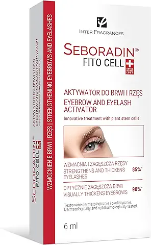 Seboradin Activador para Cejas y Pestañas 6ml | Serum Pestañas y Cejas Acelerador del Crecimiento | Acondicionador para Cejas Pestañas Fuertes y Nutridas | Fortalecedor y Alargador para Pestañas  