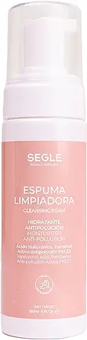 Segle Clinical | Limpiador Facial | Purifica, Hidrata y Suaviza La Piel | Efecto Protección | Antipolución | Con Ácido Hialurónico | Producto apto para Veganos | 150 ml  